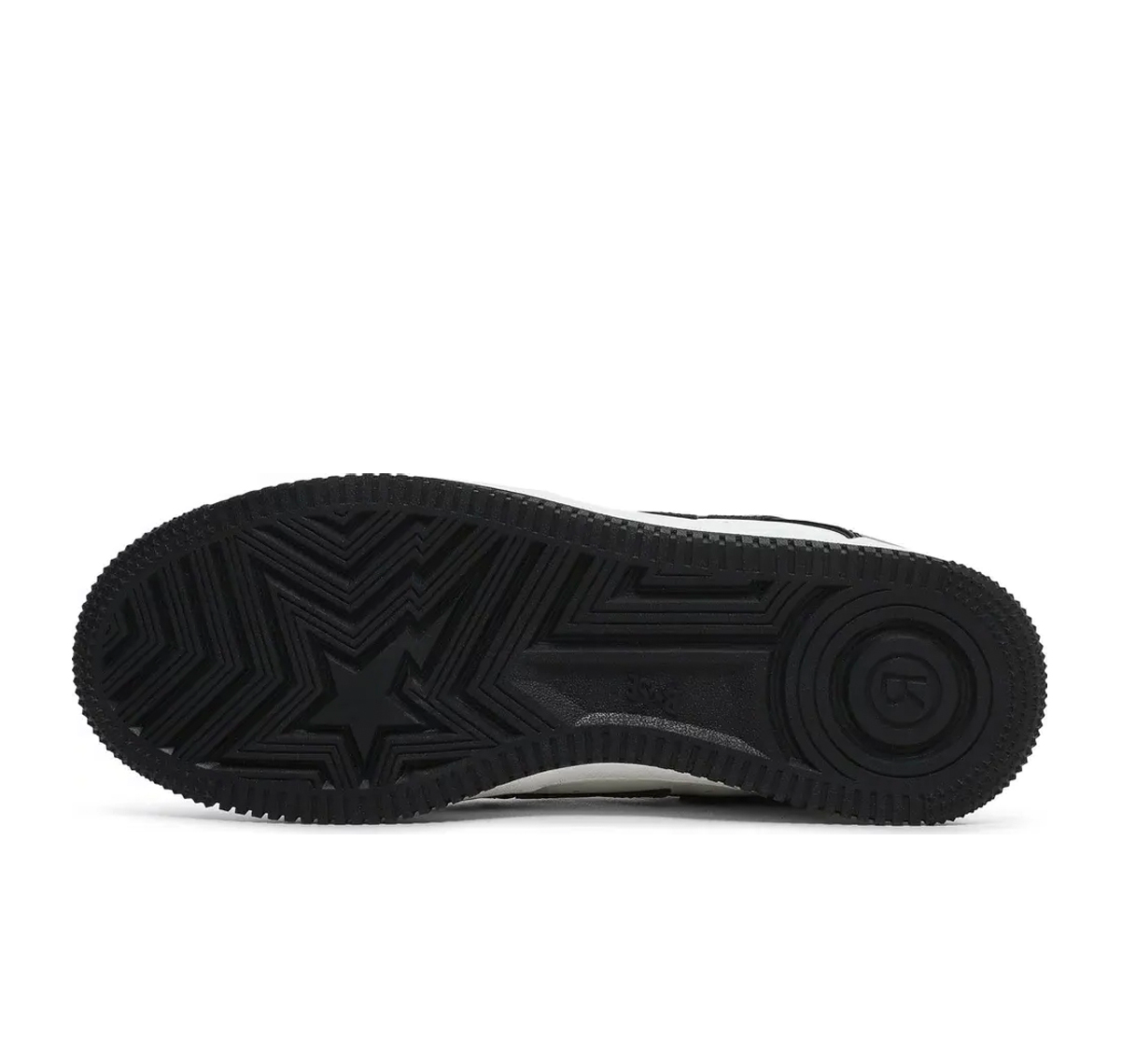 BAPE STA PATENT LEATHER “BLACK WHITE”