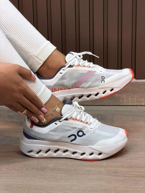 ON CLOUDSURFER BLANCO / NARANJA