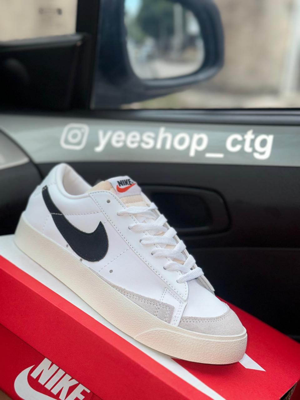 NIKE BLAZER LOW 77 VINTAGE BLANCO NEGRO