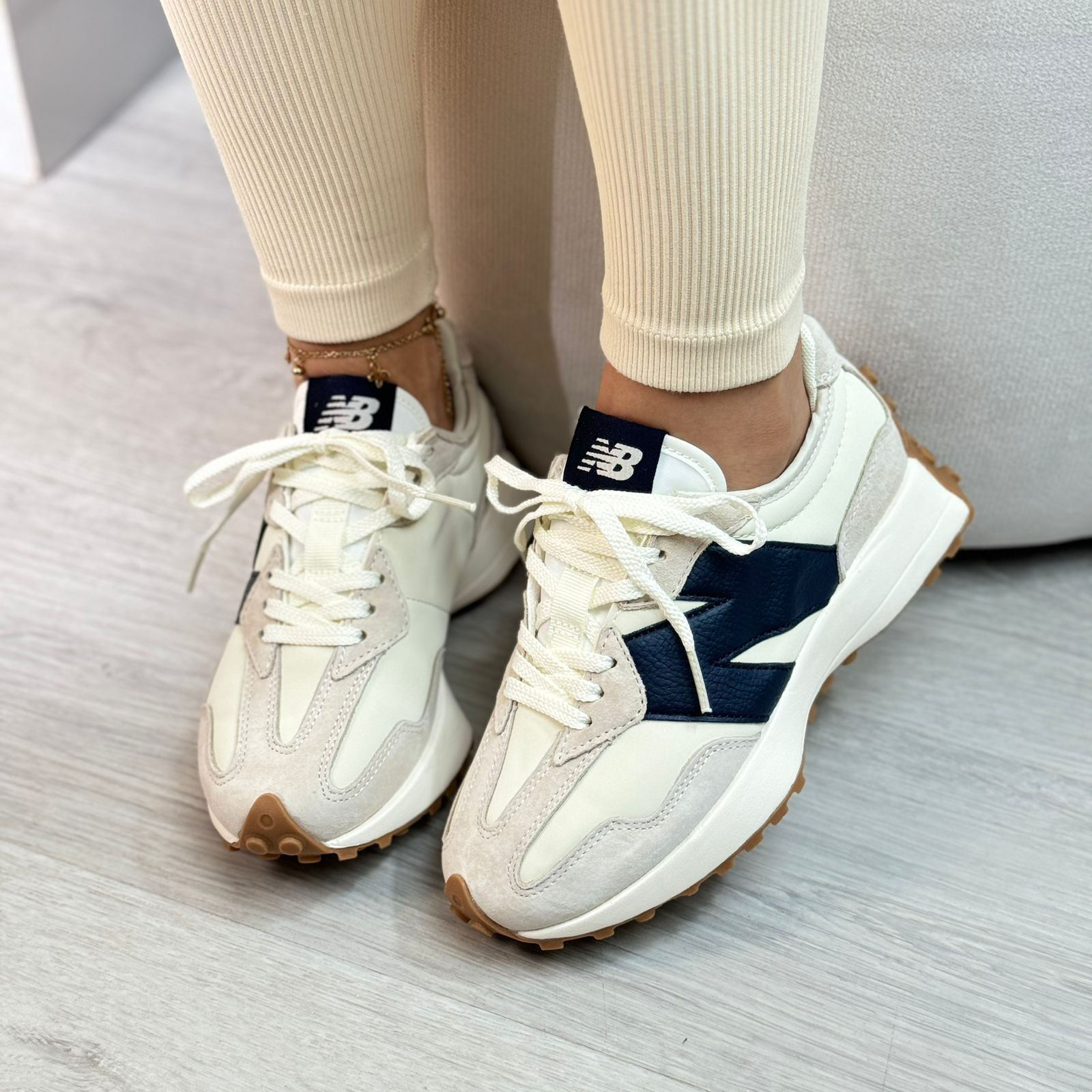 Para Mujer New Zapatillas Niuvalan New Balance 327 N Negra