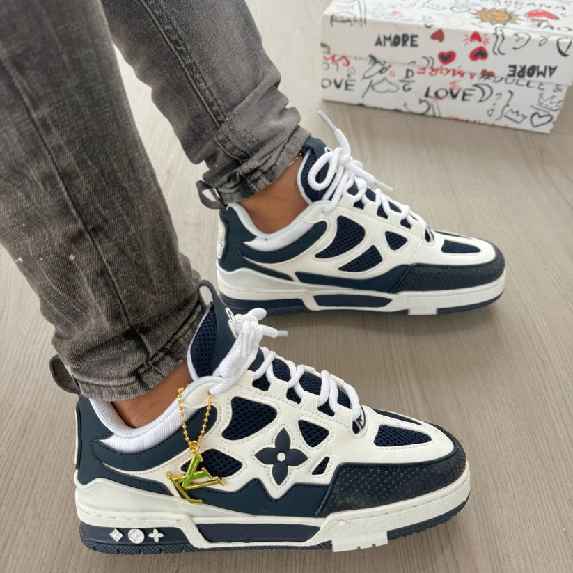 LOUIS VUITTON SKATE AZUL TURQUI