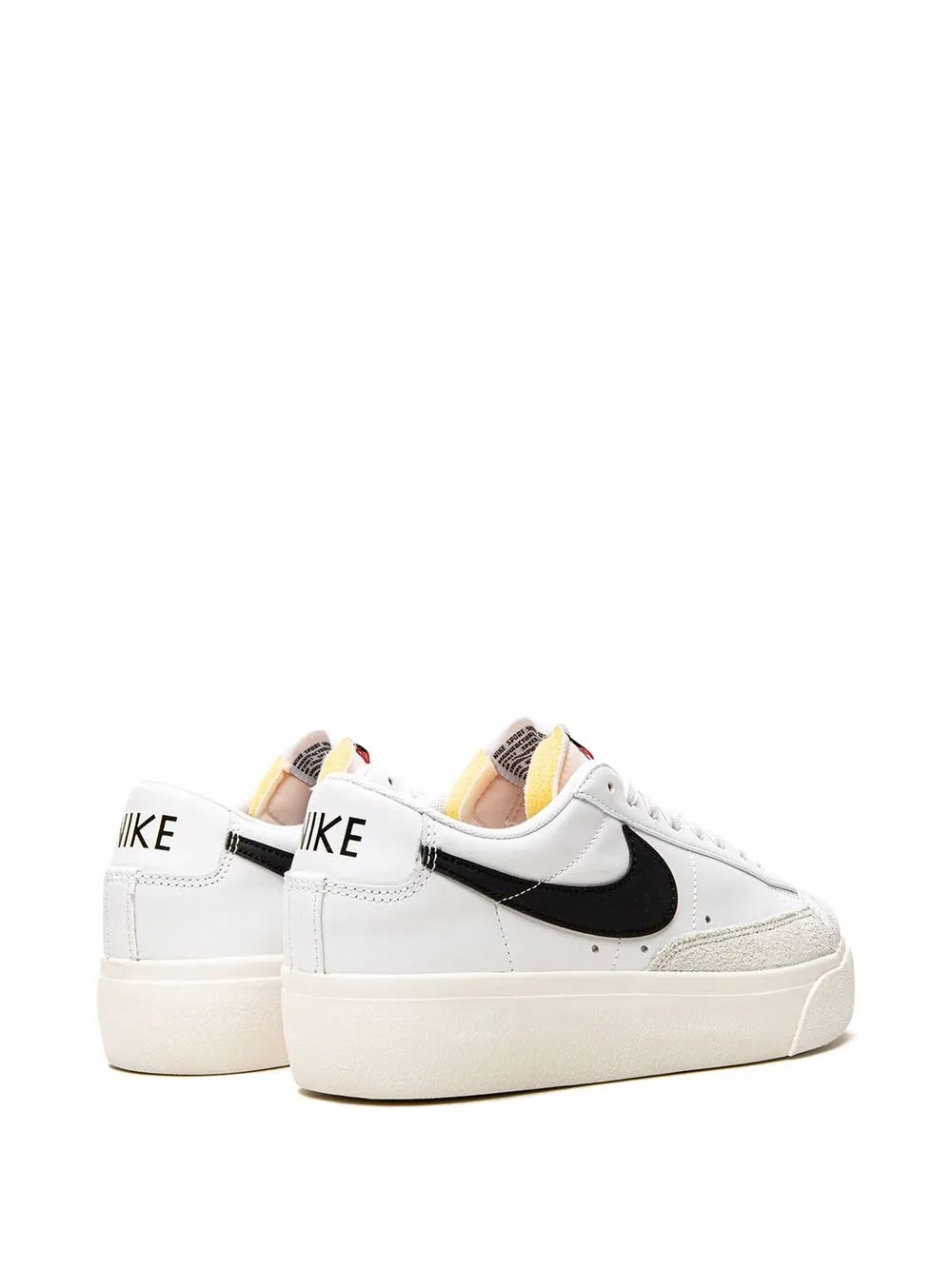 NIKE BLAZER LOW PLATAFORMA BLANCO NEGRO