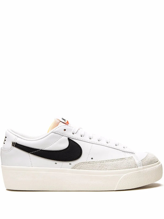NIKE BLAZER LOW PLATAFORMA BLANCO NEGRO