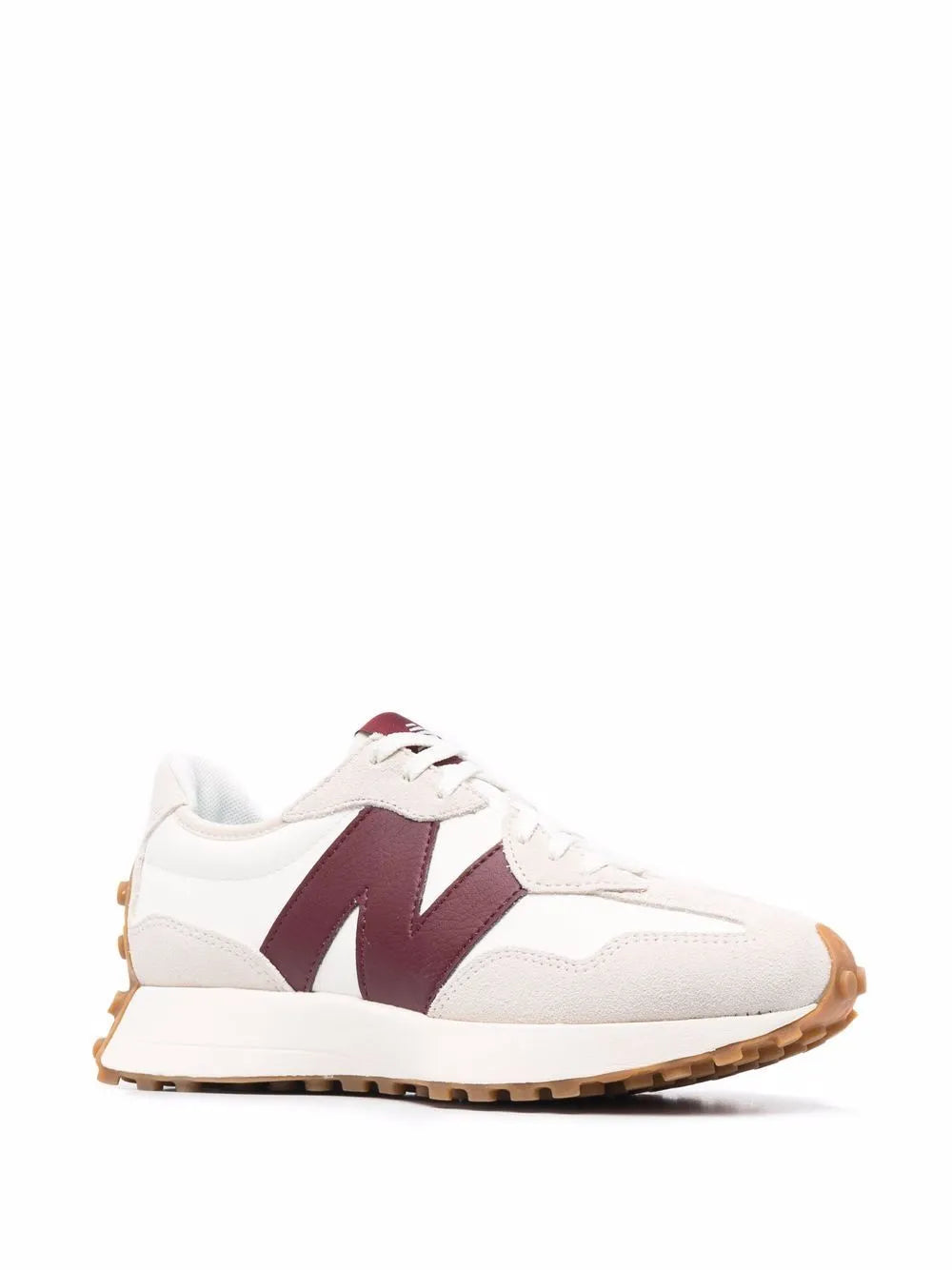 NEW BALANCE 327 BLANCO/VINOTINTO