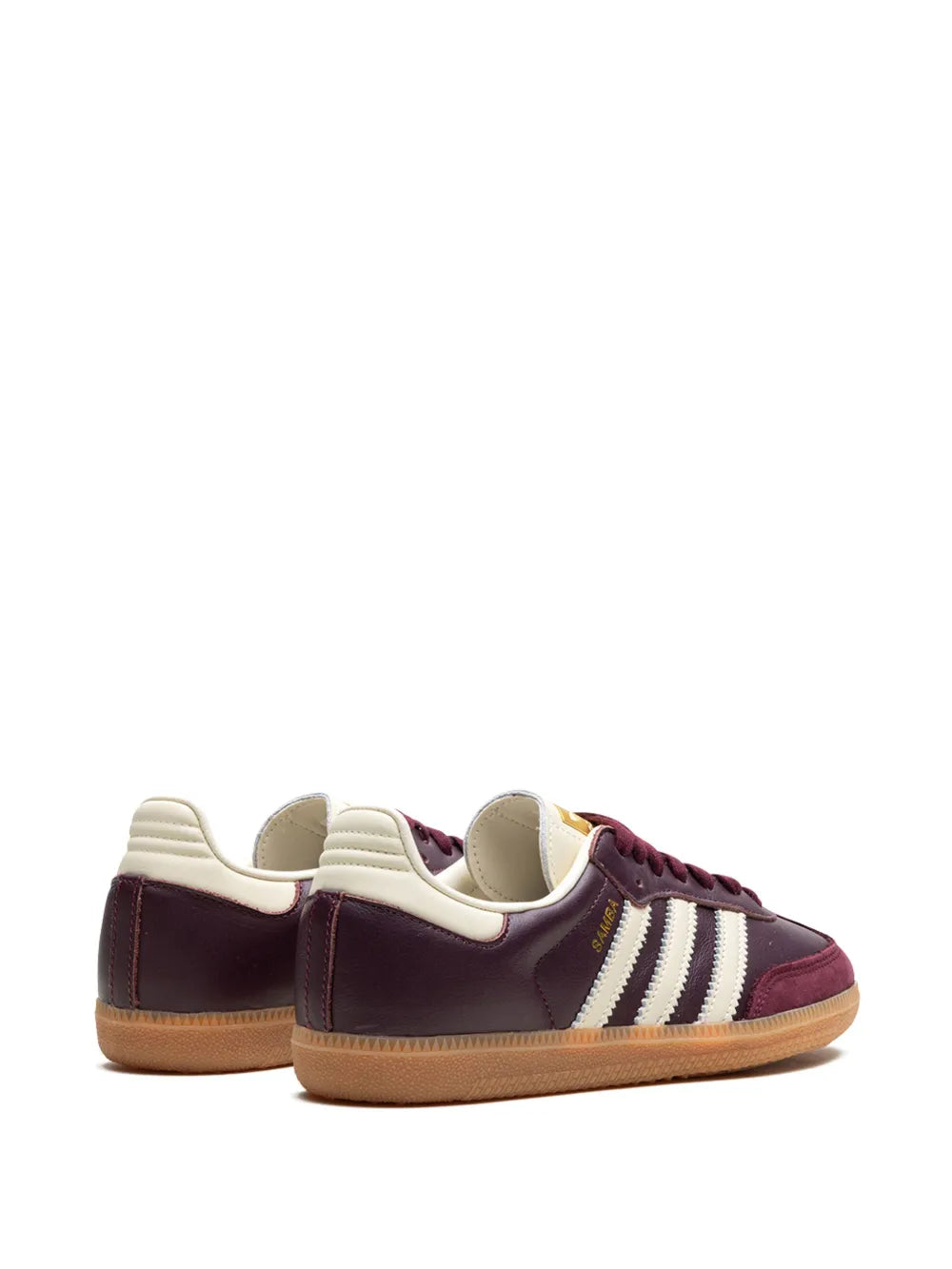 ADIDAS SAMBA OG "Maroon/Core White/Gold Metallic"