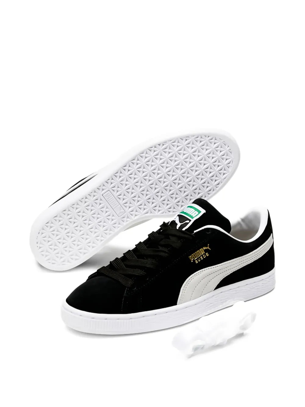 PUMA SUEDE CLASICO NEGRO/BLANCO