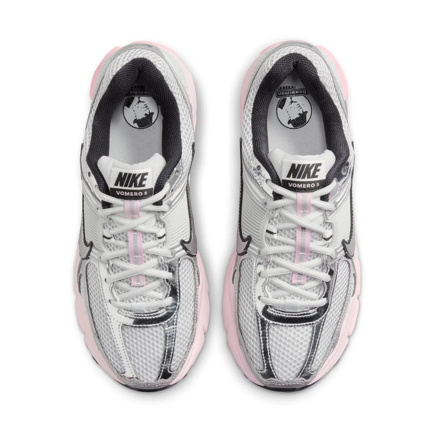 NIKE ZOOM VOMERO 5 PLATEADO/ROSADO