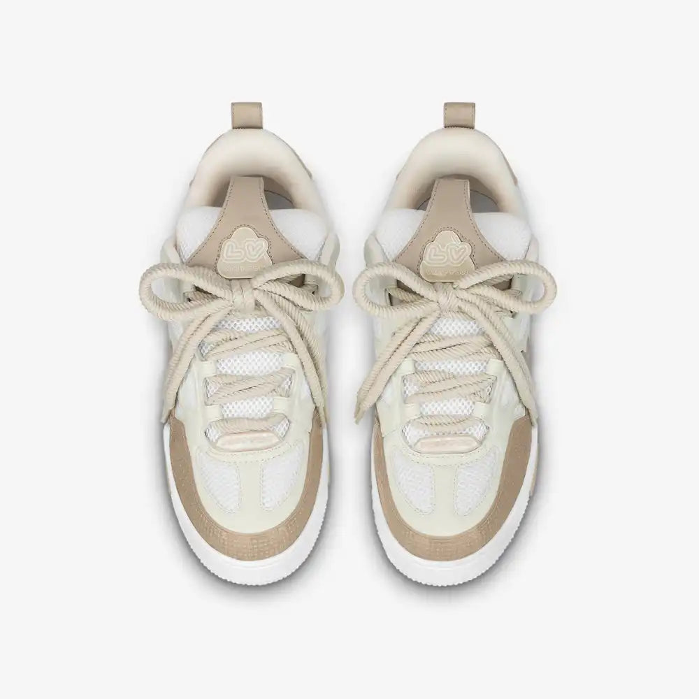 LOUIS VUITTON SKATE BEIGE/BLANCO