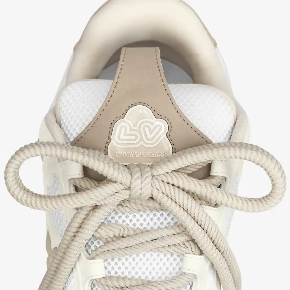LOUIS VUITTON SKATE BEIGE/BLANCO