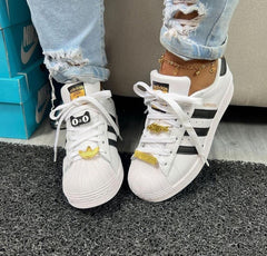 ADIDAS SUPER STAR BLANCO - NEGRO ACCESORIOS