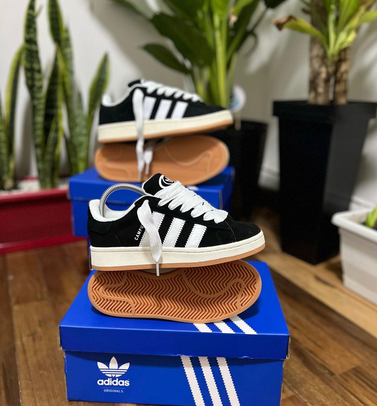 Tenis Adidas Clasicos Zapatillas Con Caña Adidas Adidas Campus