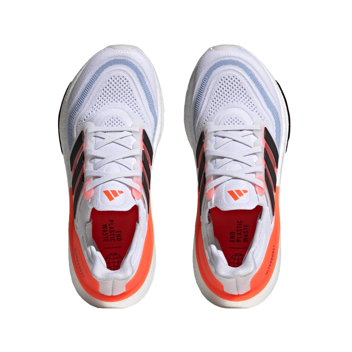 ADIDAS ULTRABOOST LIGHT BLANCO/NARANJA