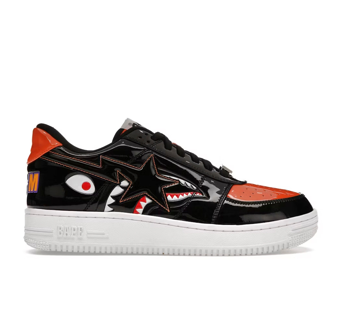 BAPE STA LOW “MAD SHARK BLACK ORANGE”