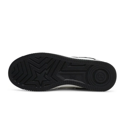 BAPE STA PATENT LEATHER “BLACK WHITE”
