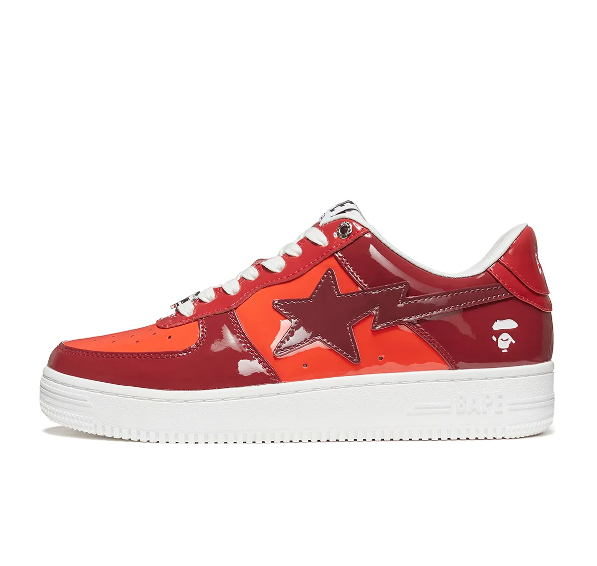 BAPE STA LOW ROJO/NARANJA