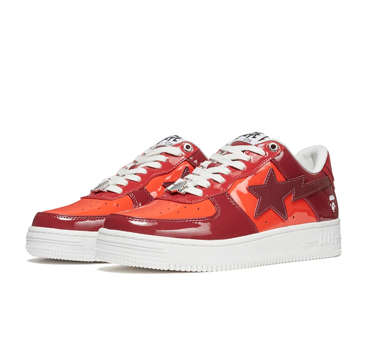 BAPE STA LOW ROJO/NARANJA