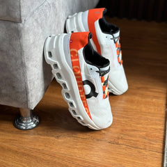 ON RUNNING CLOUDTEC BLANCO NARANJA