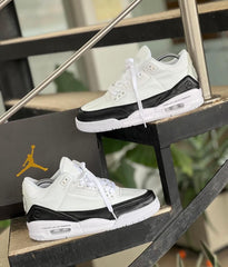 Jordan Retro 3 Blanca Negra Panda