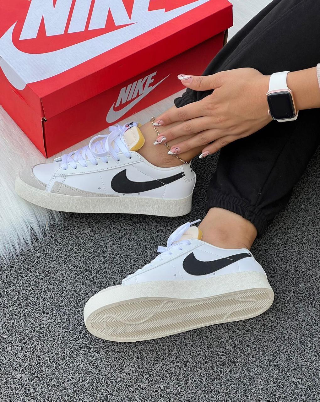 NIKE BLAZER LOW 77 VINTAGE BLANCO NEGRO