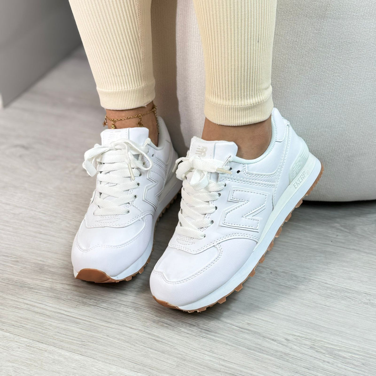 New Balance 574 Blanco