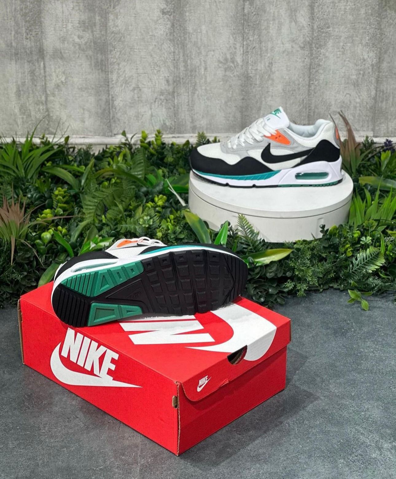 NIKE AIR MAX CORRELATE BLANCO/NEGRO/VERDE