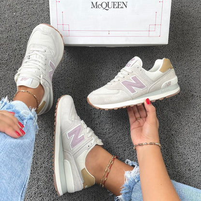 NEW BALANCE 574 BEIGE N ROSA