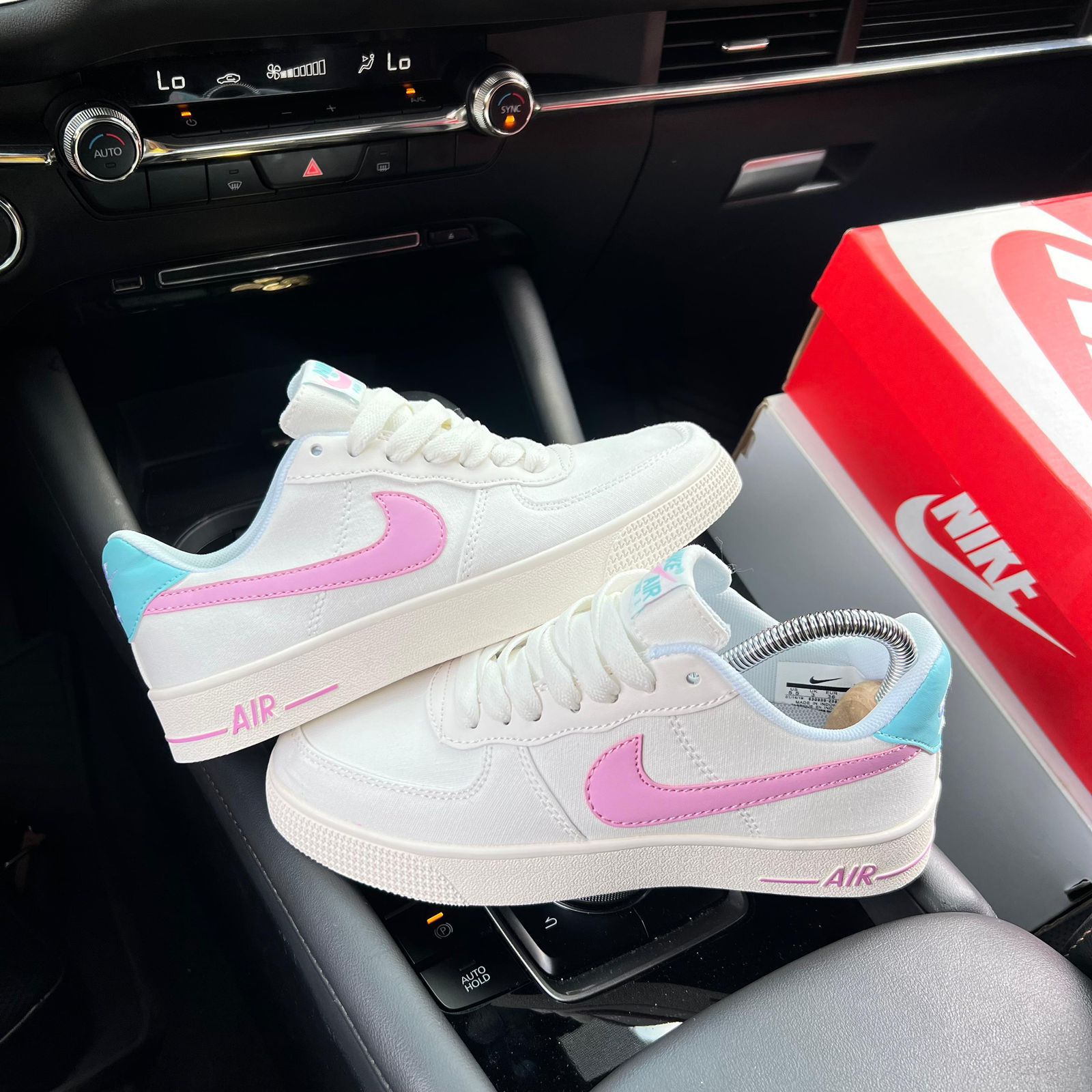 Nike Tablita Blanco Rosa