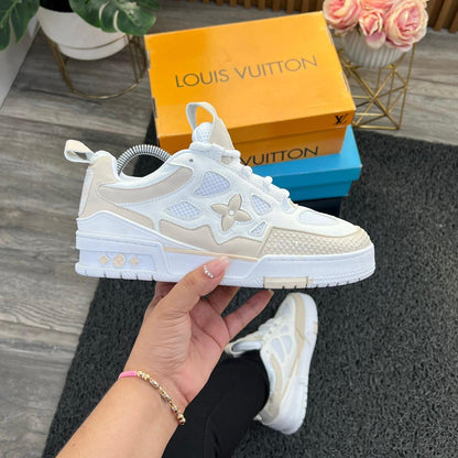 LOUIS VUITTON SKATE BEIGE/BLANCO