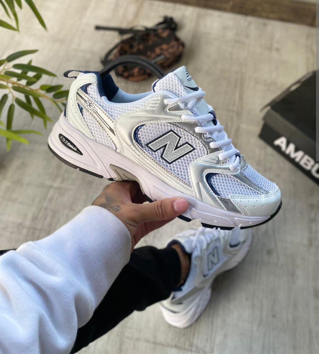 NEW BALANCE 530 BLANCO GRIS AZUL