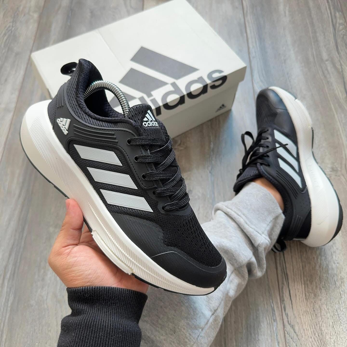ADIDAS BOUNCE NEGRO BLANCO