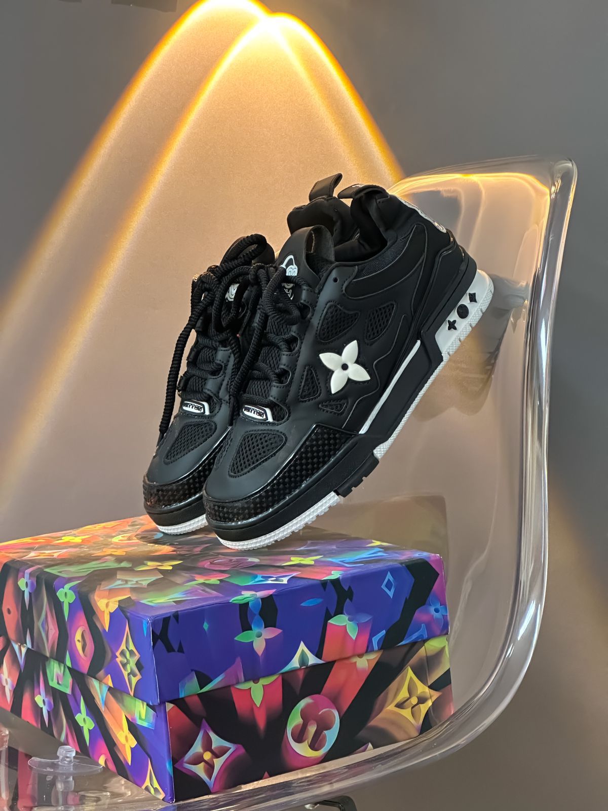 LOUIS VUITTON SKATE NEGRO