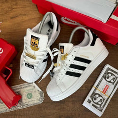 ADIDAS SUPER STAR BLANCO - NEGRO ACCESORIOS