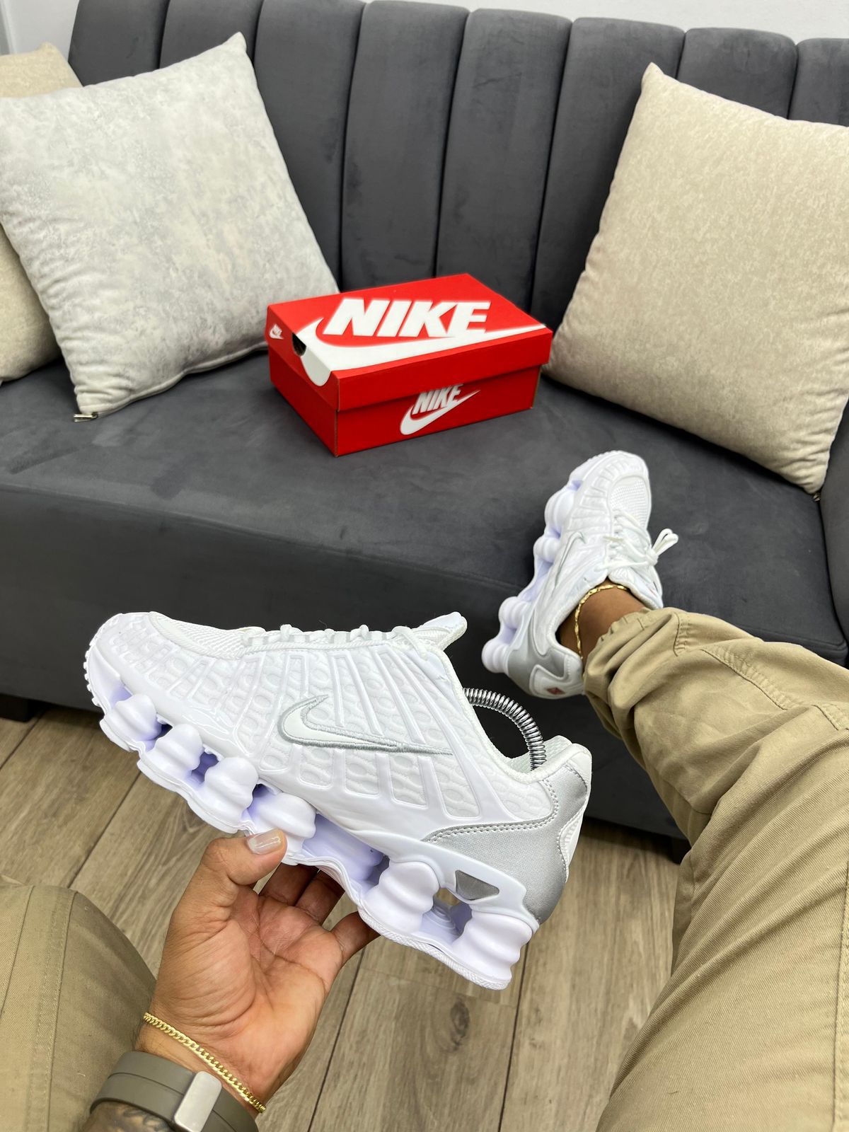 NIKE SHOX TL BLANCO