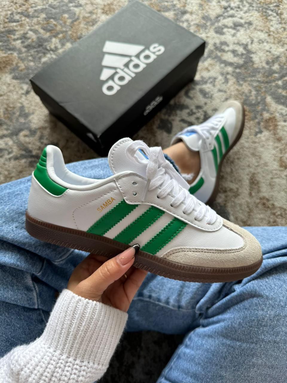 ADIDAS SAMBA BLANCO/VERDE