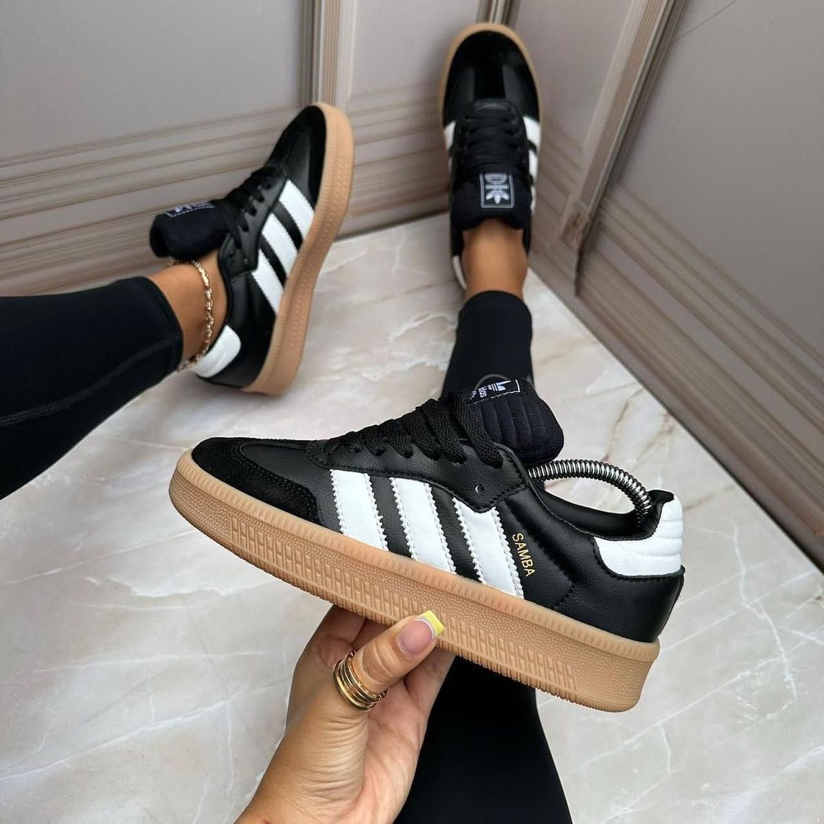 ADIDAS SAMBA XLG NEGRO/BLANCO