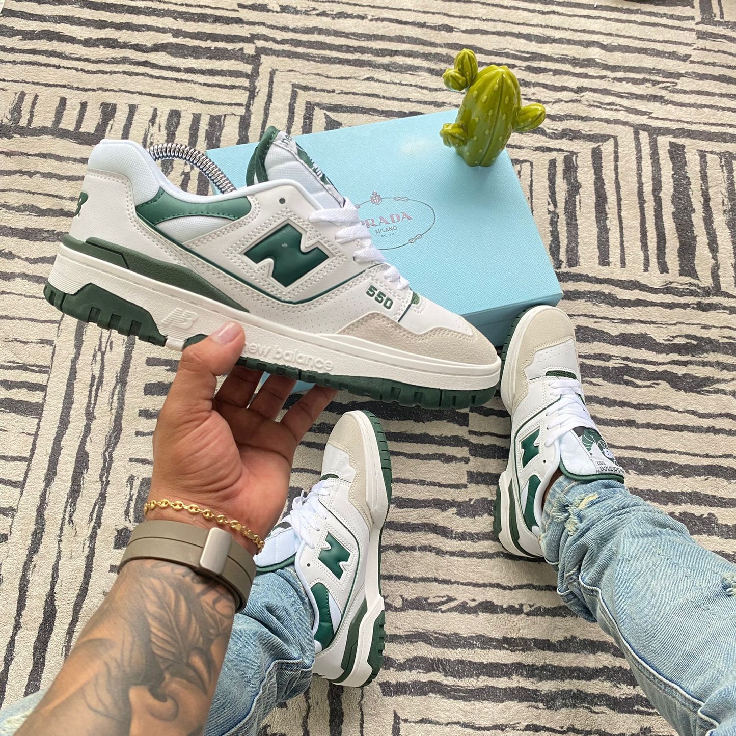 NEW BALANCE 550 BLANCO / VERDE