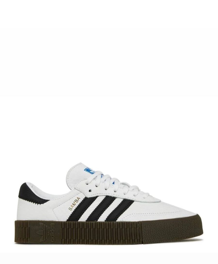 ADIDAS SAMBA PLATAFORMA BLANCO / NEGRO