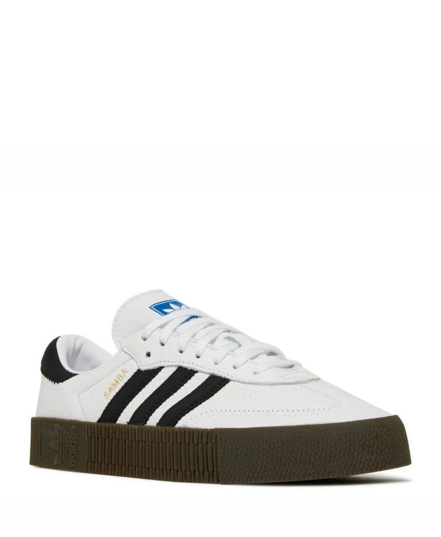 ADIDAS SAMBA PLATAFORMA BLANCO / NEGRO