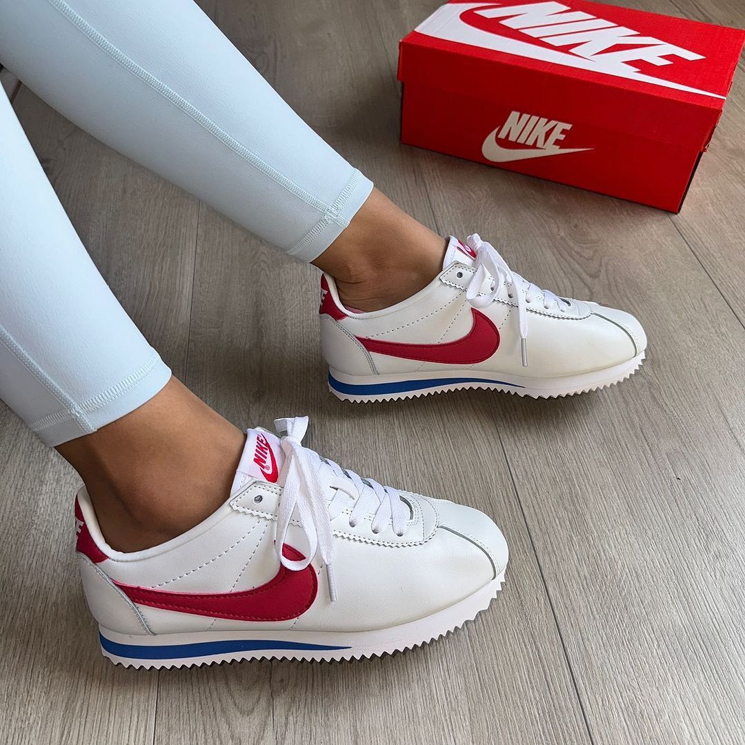 NIKE CORTEZ BLANCO / ROJO