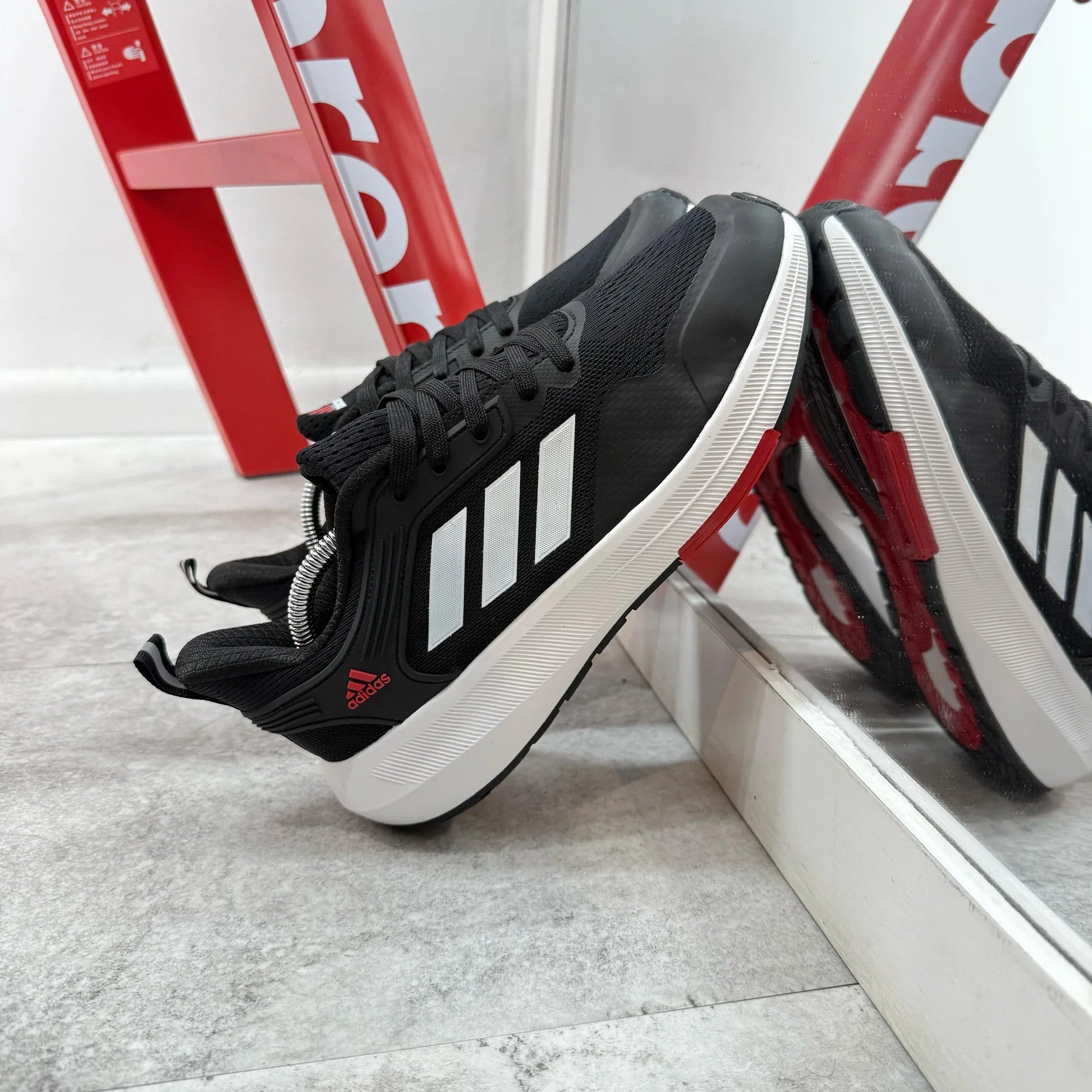 ADIDAS BOUNCE NEGRO ROJO