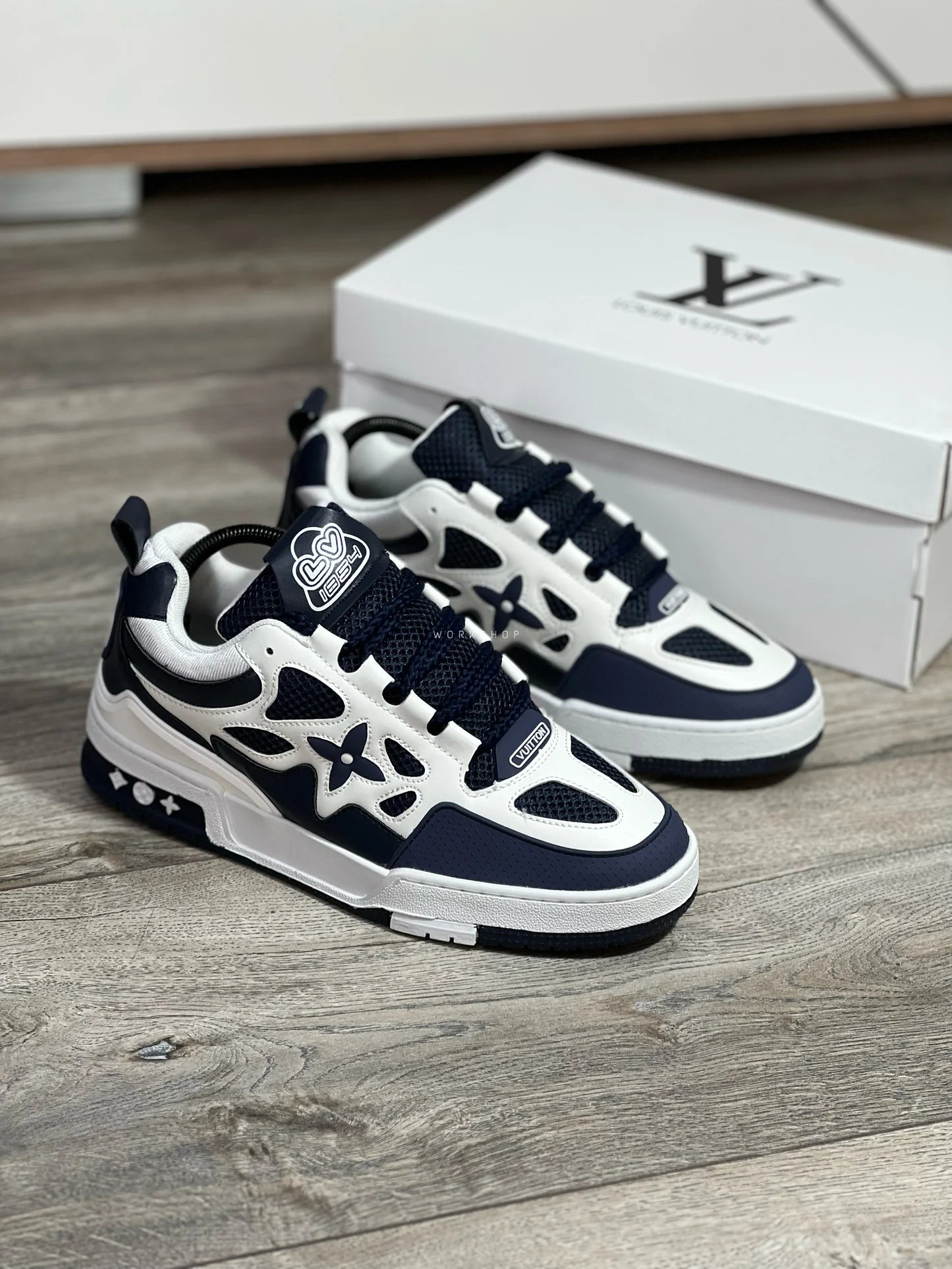 LOUIS VUITTON SKATE AZUL TURQUI